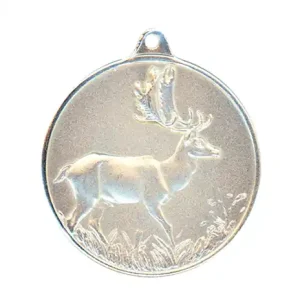 Angebot Steinhauer&Lück Jagdmedaille Damhirsch 40 mm versilbert
